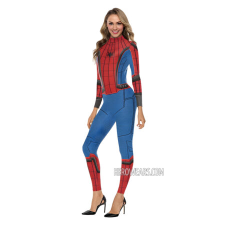 Women's Spiderman Homecoming Costume Body Suit