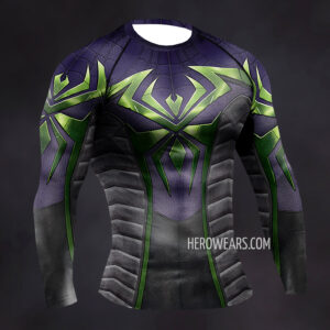 Spider-Man Purple Reign Compression Shirt Rash Guard