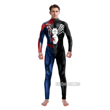 Spiderman Venom Symbiote Costume Body Suit
