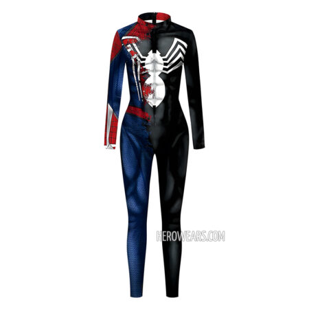 Spiderman Venom Symbiote Costume Body Suit