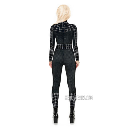 Women's Spiderman Black Costume Body Suit