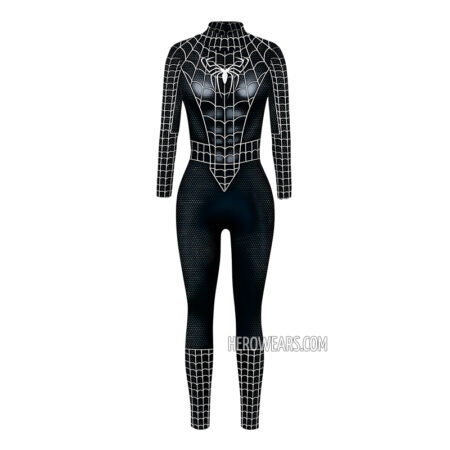 Women's Spiderman Black Costume Body Suit