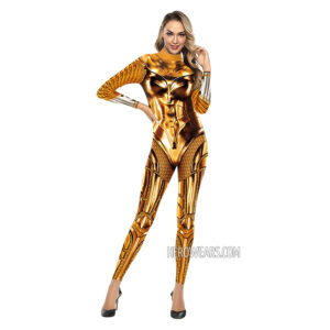 Wonder Woman Gold Costume Body Suit
