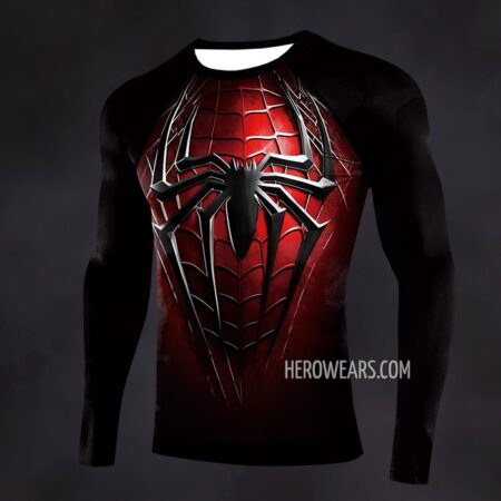 Spiderman Compression Shirt Rash Guard