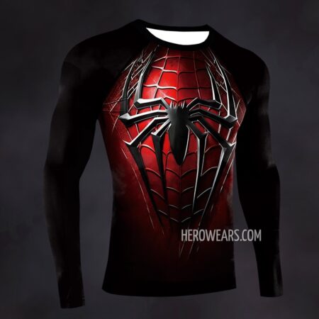 Spiderman Compression Shirt Rash Guard