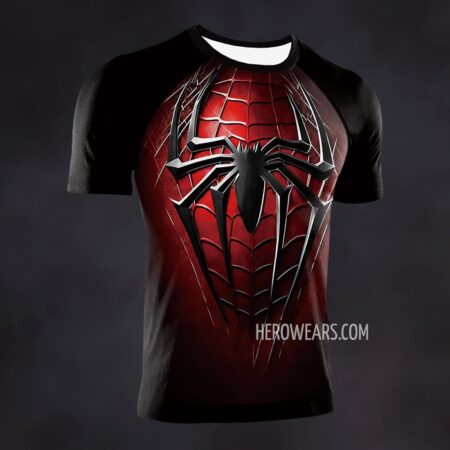 Spiderman Compression Shirt Rash Guard