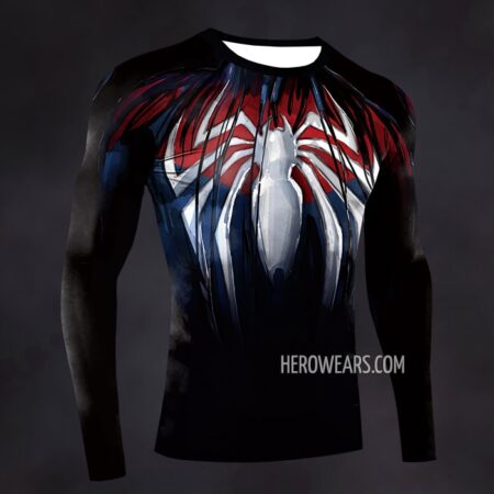 Spiderman Compression Shirt Rash Guard
