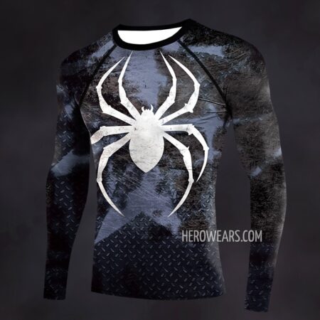 Spiderman Compression Shirt Rash Guard