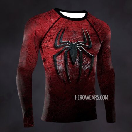 Spiderman Compression Shirt Rash Guard