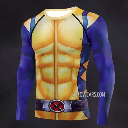 Wolverine Rash Guard Compression Shirt