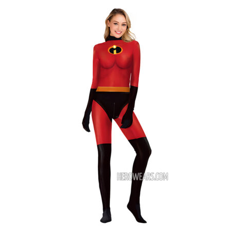 Mrs Incredible Costume Body Suit