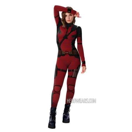 Women's Deadpool Costume Body Suit