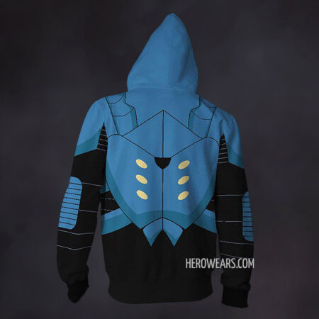 Blue Beetle Zip Up Hoodie