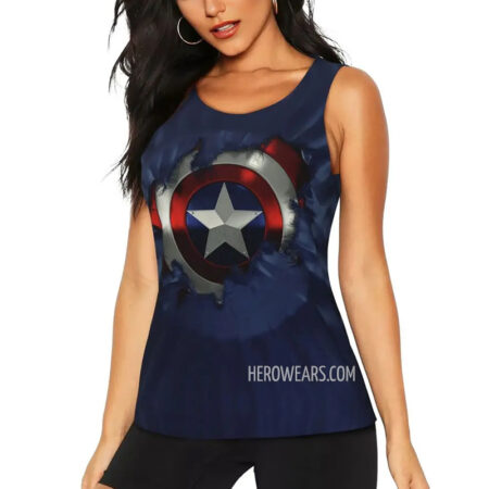 Women's Captain America Tank Top