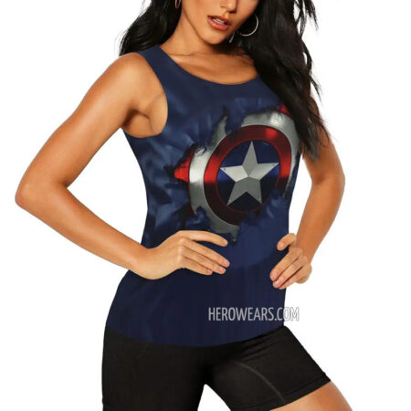 Women's Captain America Tank Top