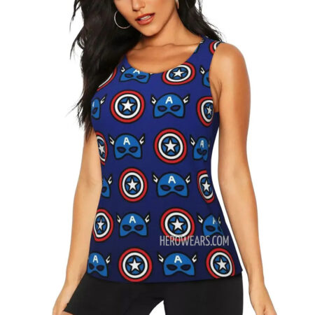 Women's Captain America Tank Top