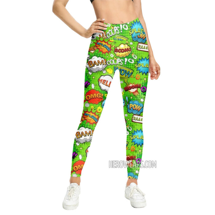 Women's Comic Pop Art Leggings