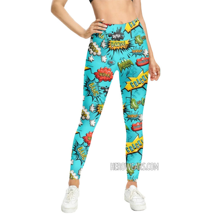 Women's Comic Pop Art Leggings