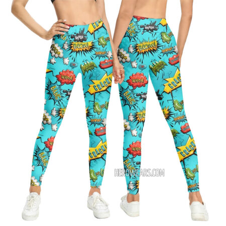 Women's Comic Pop Art Leggings
