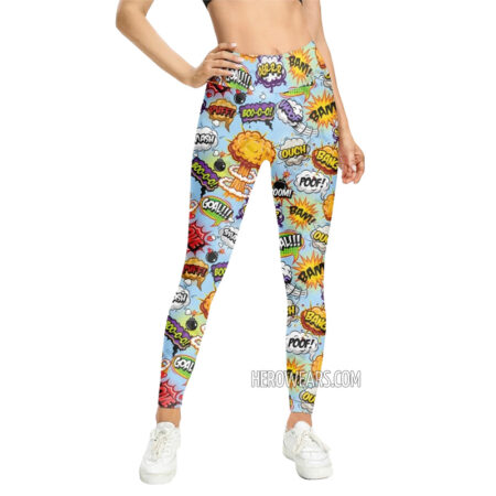Women's Comic Pop Art Leggings