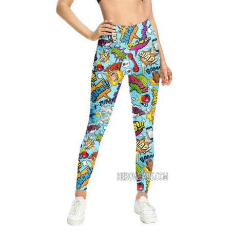 Women's Comic Pop Art Leggings