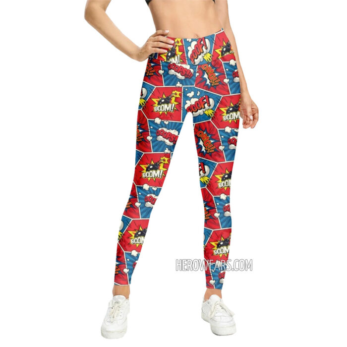 Women's Comic Pop Art Leggings