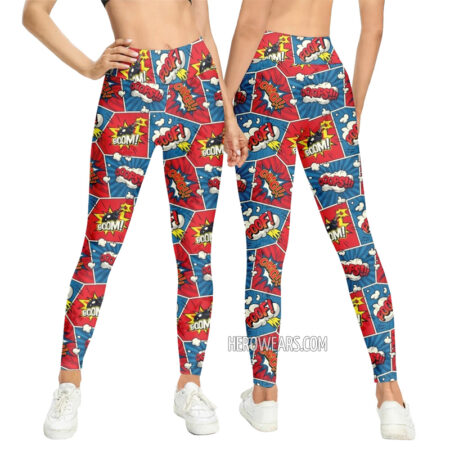 Women's Comic Pop Art Leggings
