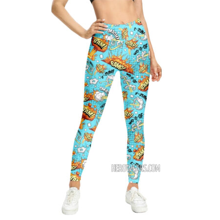 Women's Comic Pop Art Leggings