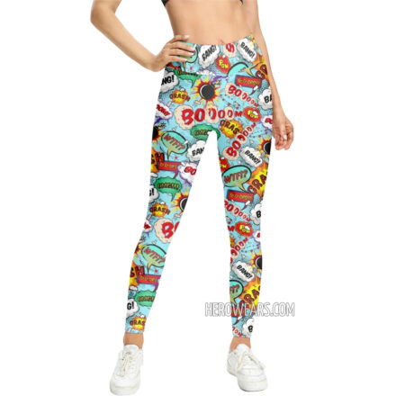 Women's Comic Pop Art Leggings