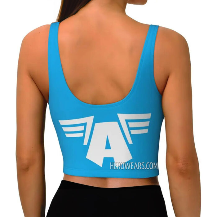 Women's Captain America Sports Bra