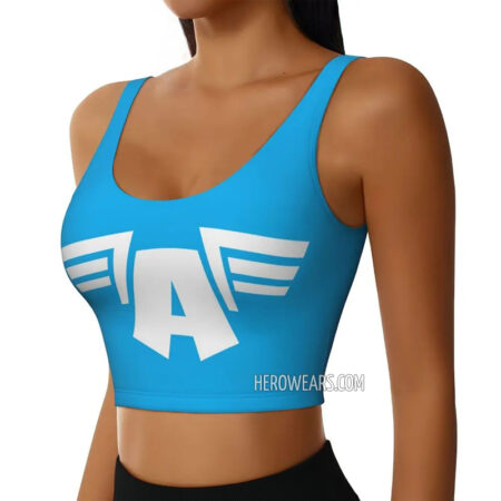 Women's Captain America Sports Bra