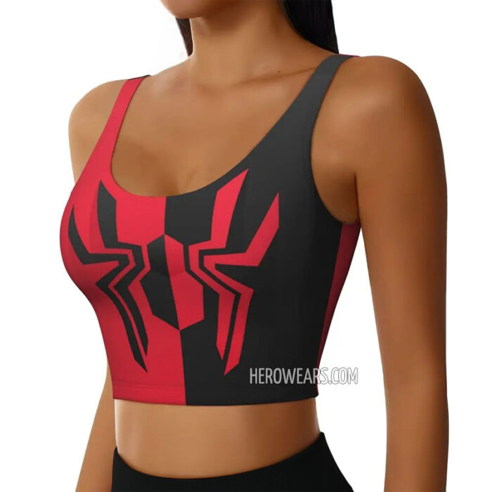 Women's Spiderman Sports Bra