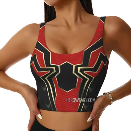 Women's Spiderman Sports Bra