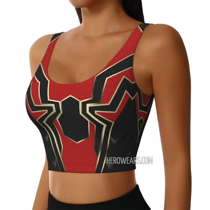 Women's Spiderman Sports Bra