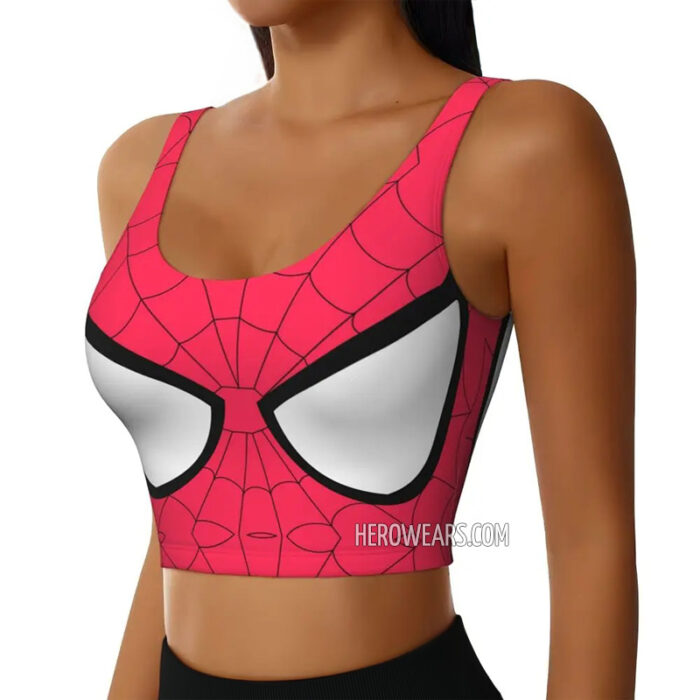Women's Spiderman Sports Bra