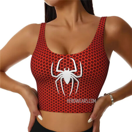 Women's Spiderman Sports Bra