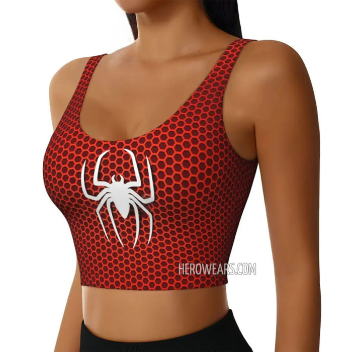 Women's Spiderman Sports Bra