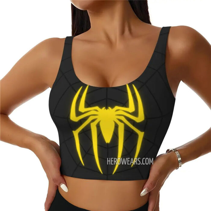 Women's Spiderman Sports Bra