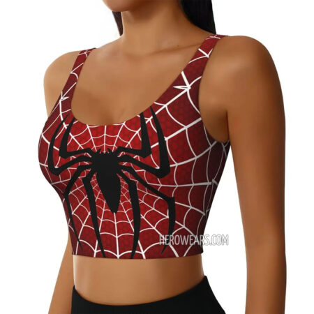 Women's Spiderman Sports Bra