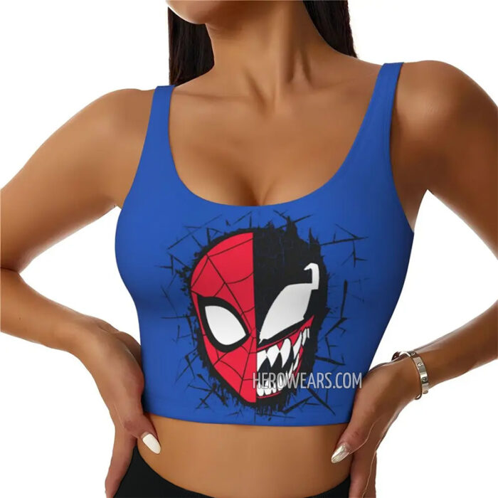 Women's Spiderman Sports Bra