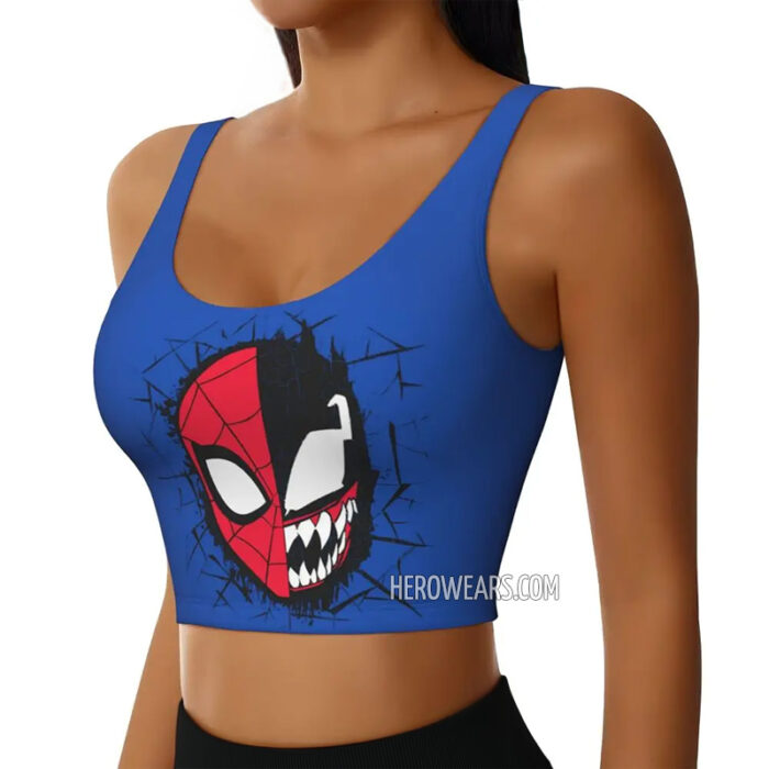 Women's Spiderman Sports Bra