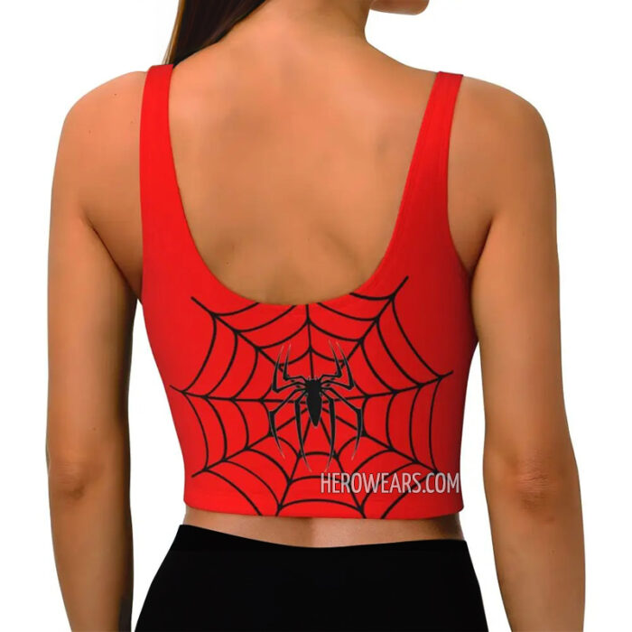 Women's Spiderman Sports Bra