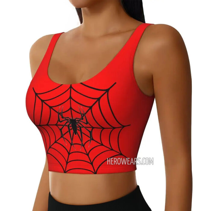 Women's Spiderman Sports Bra