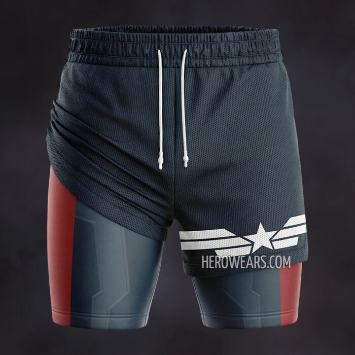 Captain America MMA grappling Shorts