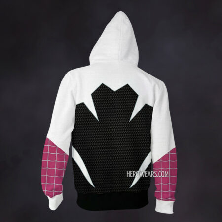 Gwen Stacy Verse Mk2 Zipper Hoodie - HeroWears.com