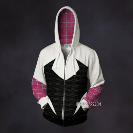 Gwen Stacy Verse Mk2 Zipper Hoodie - HeroWears.com