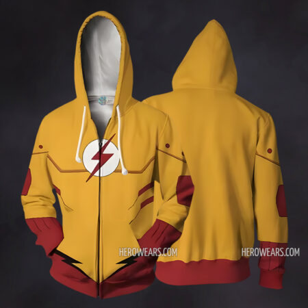 Kid Flash Zip Up Hoodie