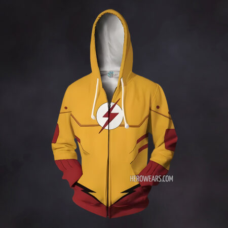 Kid Flash Zip Up Hoodie