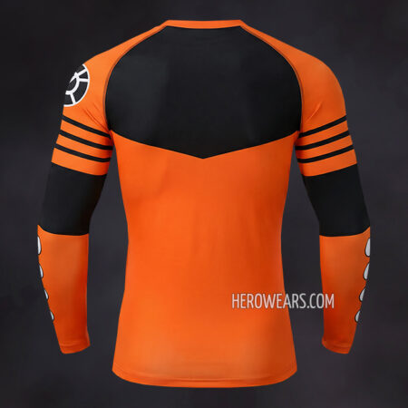 Orange Lantern Corps Compression Shirt Rash Guard