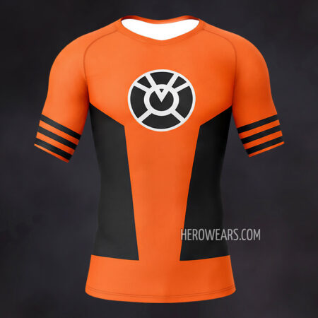 Orange Lantern Corps Compression Shirt Rash Guard